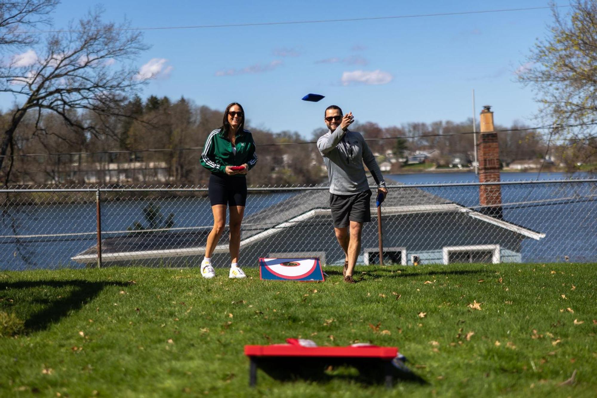 アクロン Hilltop Lakehouse - Free Kayaks Deck Plxヴィラ エクステリア 写真